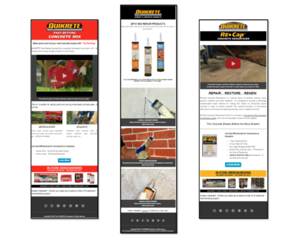 Developed and launched a product-focused series of emails delivering to independent store employees, to drive awareness and education.